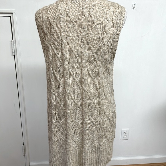 Kim Rogers Long Sleeveless Vest Size Large - Picture 2 of 4